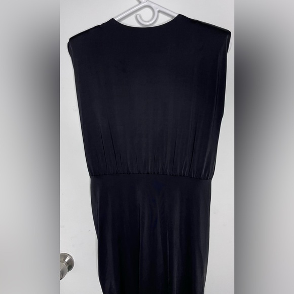 Express Black Sleeveless Ruched Dress - Picture 8 of 10